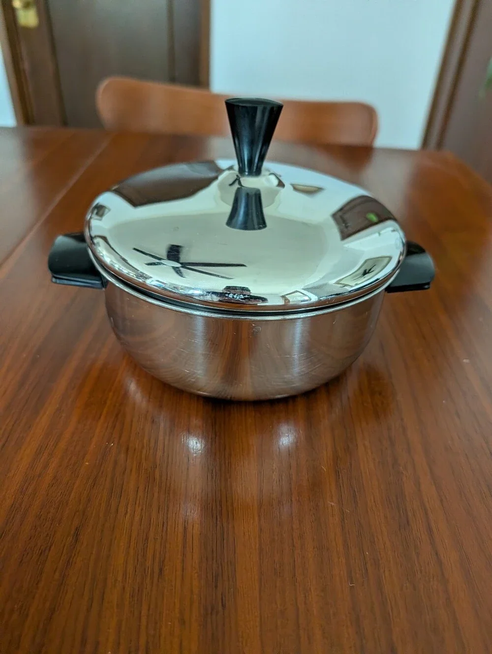 Vintage Farberware Saucepan Pot Stainless Steel With Lid USA Pre Owned